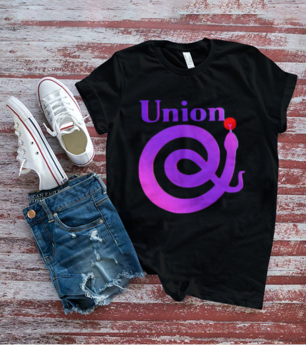 Union Snake Spiral With Red Tongue T-Shirt