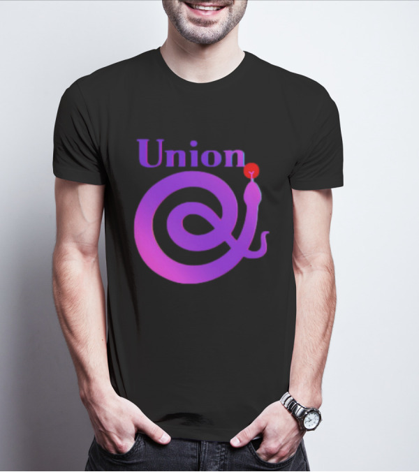 Union Snake Spiral With Red Tongue T-Shirt