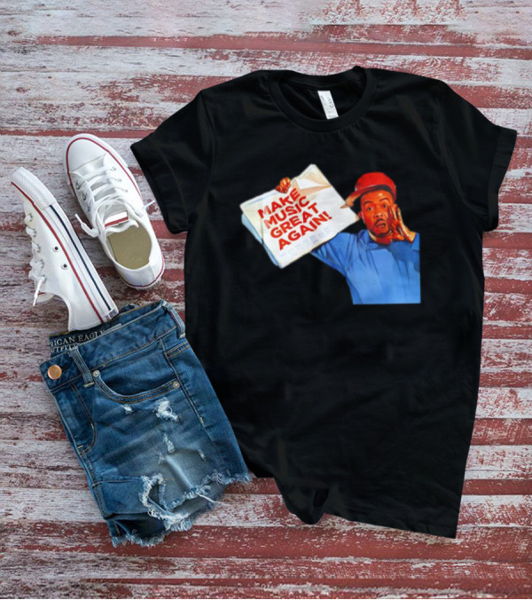 Timbo Land Make Music Great Again Newspaper Character T-Shirt