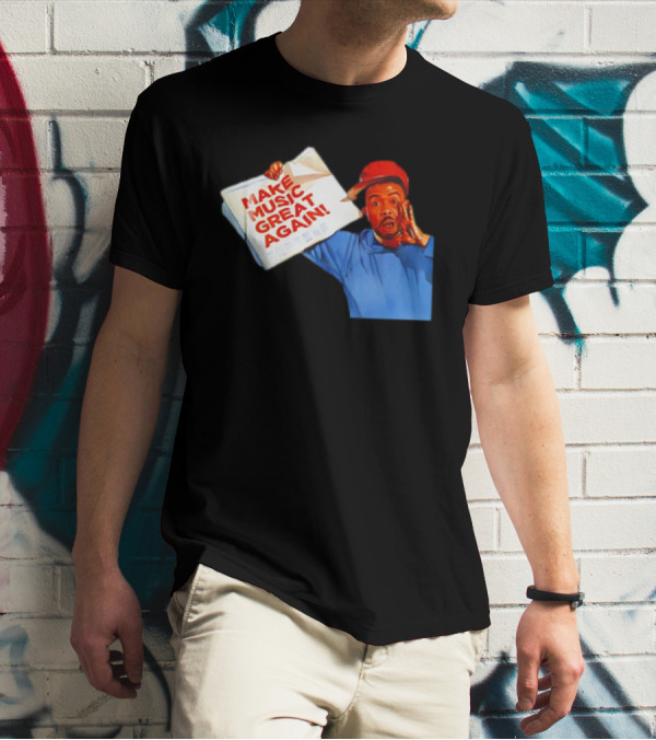 Timbo Land Make Music Great Again Newspaper Character T-Shirt