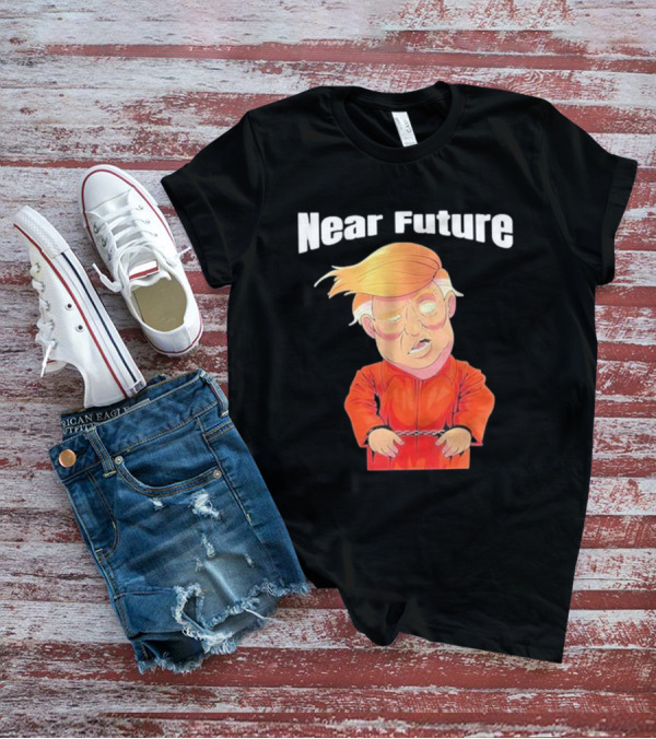Trump Near Future Lock Him Up Orange Prison Jumpsuit T-Shirt