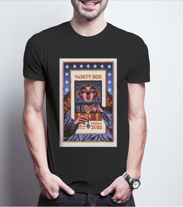 Vanity Box Vera Space Siren Friday February 21 2025 Groningen T-Shirt