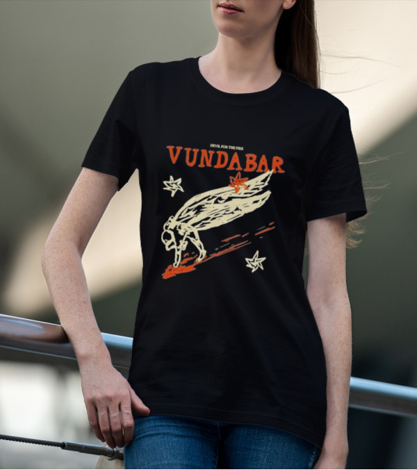 Vundabar Devil For The Fire Winged Creature And Stars T-Shirt