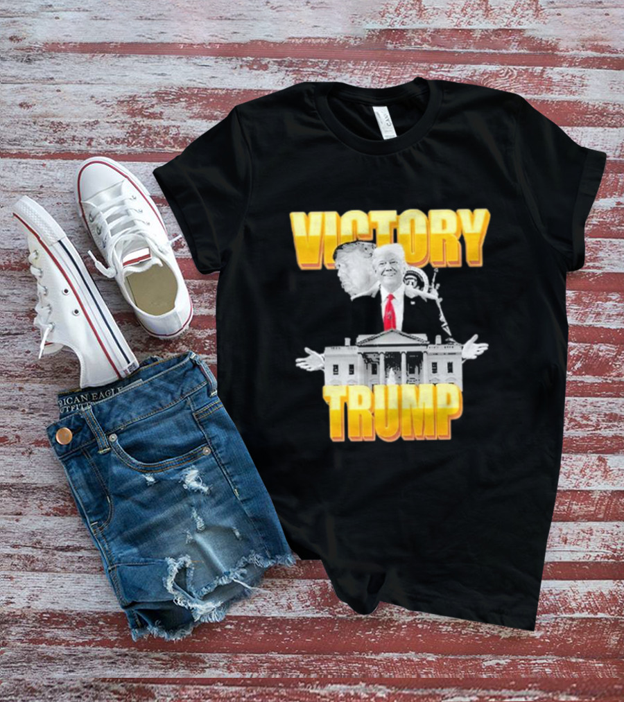 Victory Trump Statue White House Imagery T-Shirt