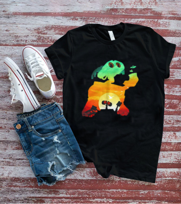 Wall-E Cosmic Recycler Sunset Silhouette T-Shirt