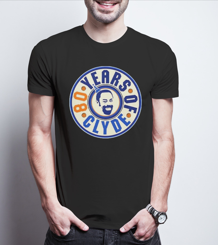80 Years Of Clyde Walt Frazier Basketball Legacy T-Shirt