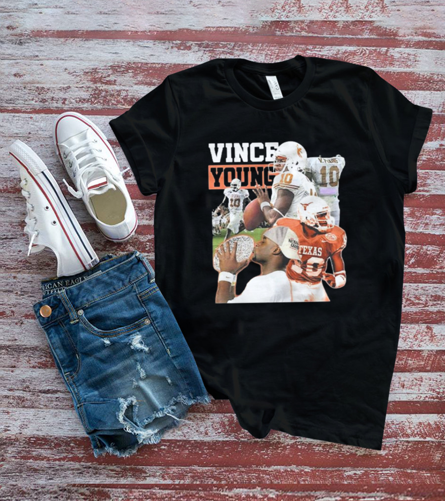 Vince Young Texas Longhorns Football Legend Number 10 T-Shirt