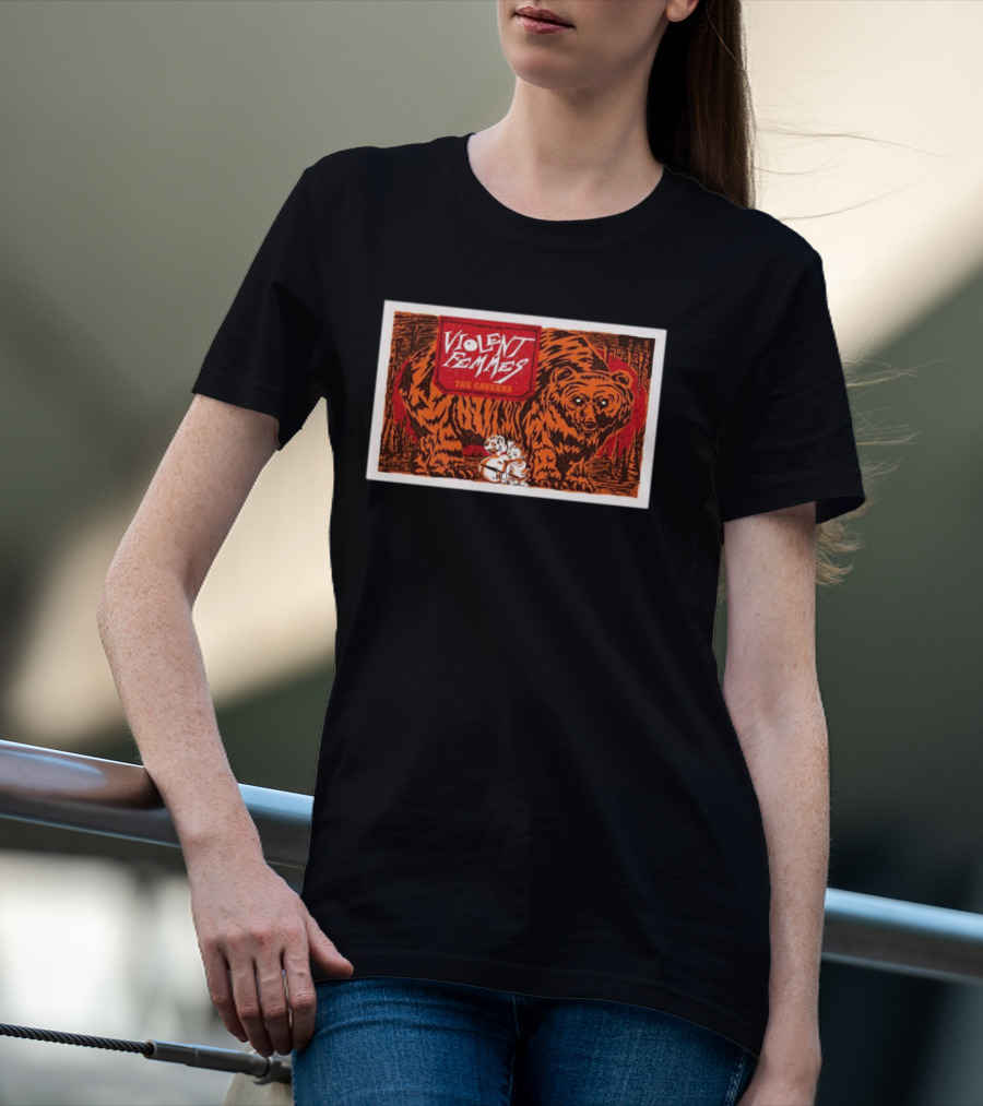 Violent Femmes March 26 2025 The Caverns Pelham Tennessee Tour Bear And Children T-Shirt