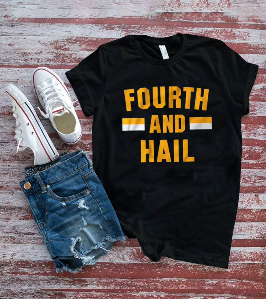 Washington Commanders Fourth And Hail NFL Football T-Shirt