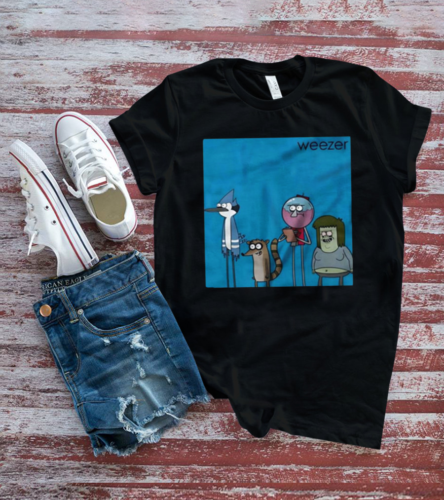 Weezer Mordecai And The Rigbys The Regular Show Vintage T-Shirt