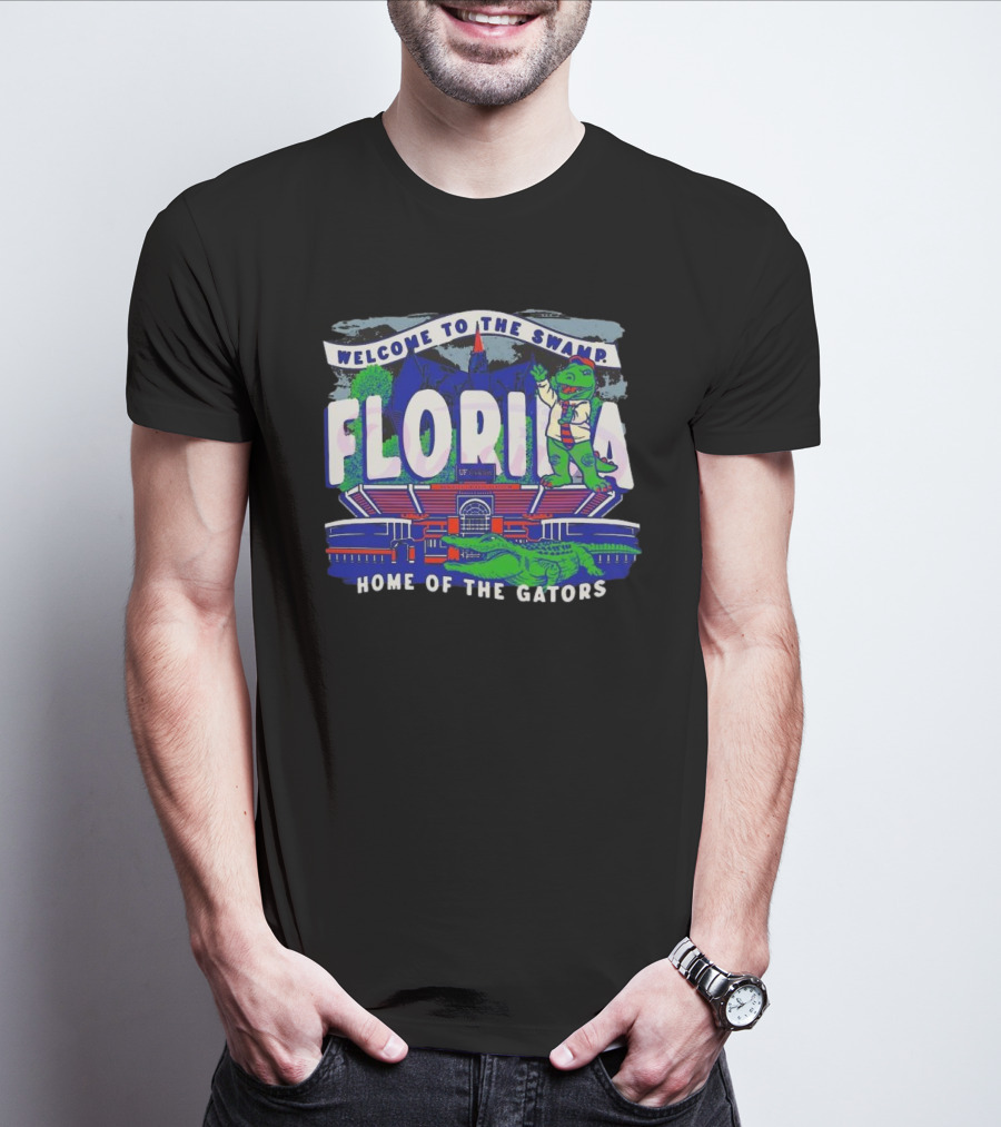 Welcome To The Swamp Florida UF Home Of The Gators T-Shirt