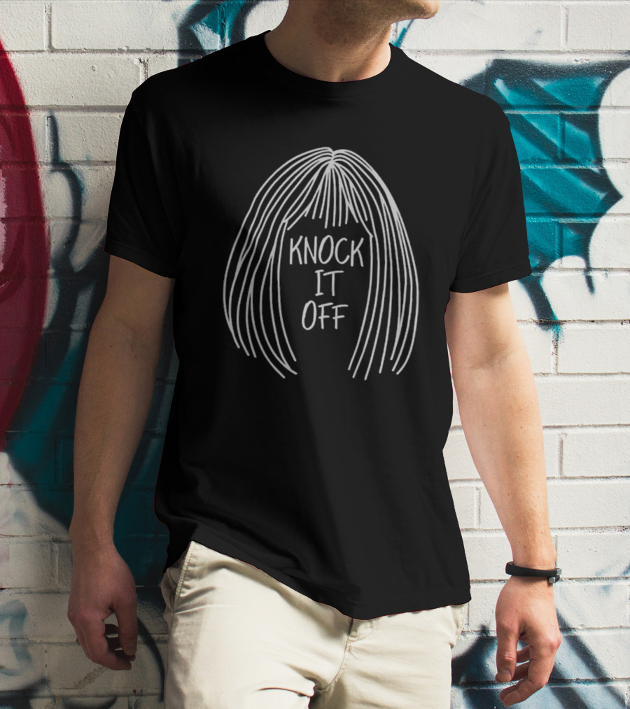 Zachariah Porter Knock It Off Hair Outline T-Shirt