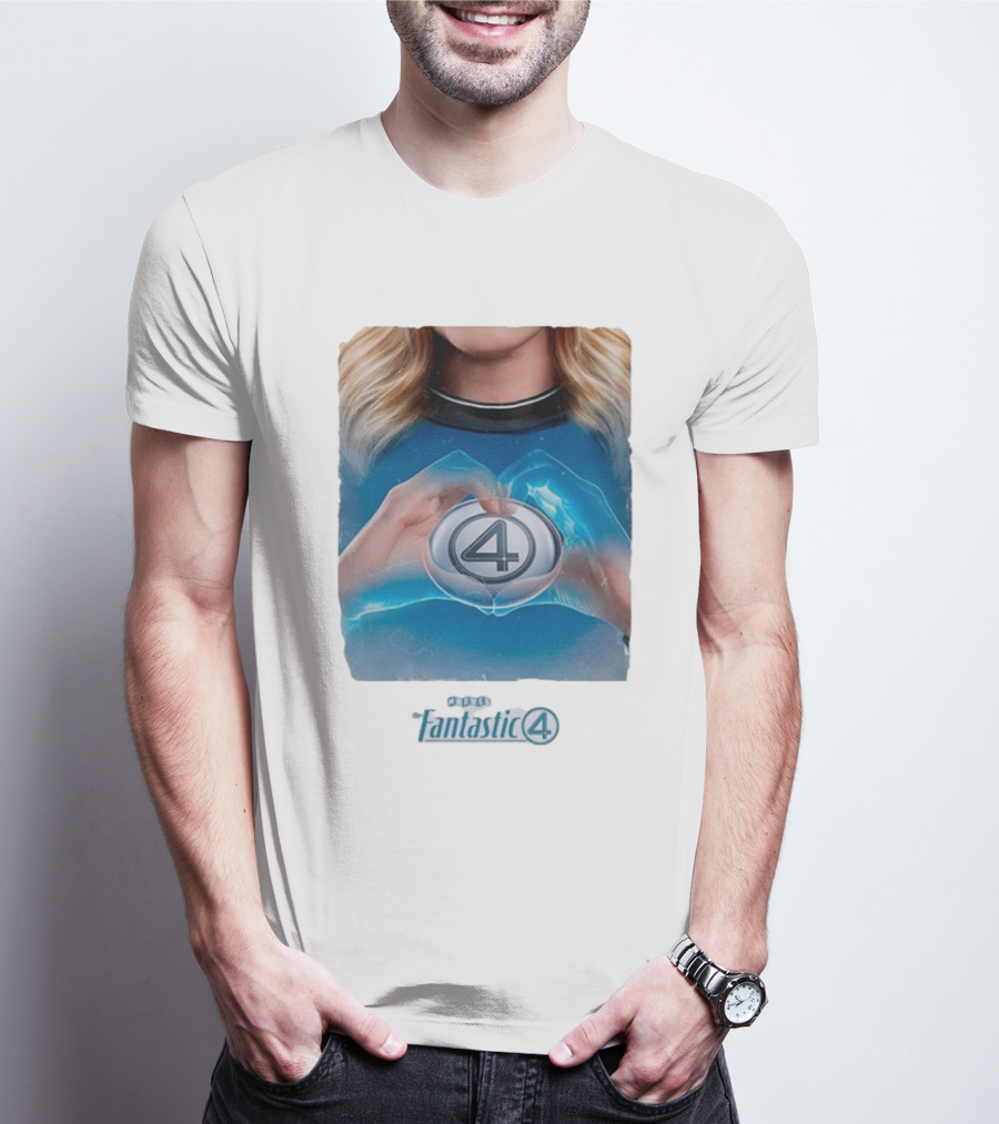 Invisible Woman Marvel Studios Fantastic 4 Emblem T-Shirt