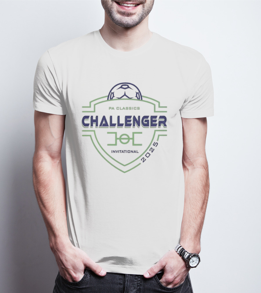 PA Classics Challenger Invitational 2025 Soccer Badge T-Shirt