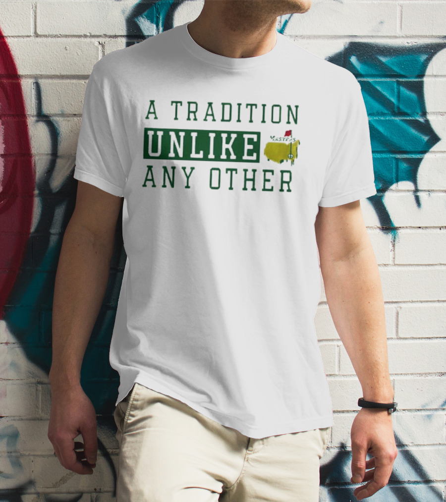 A Tradition Unlike Any Other Masters Golf Tournament Map Symbol T-Shirt