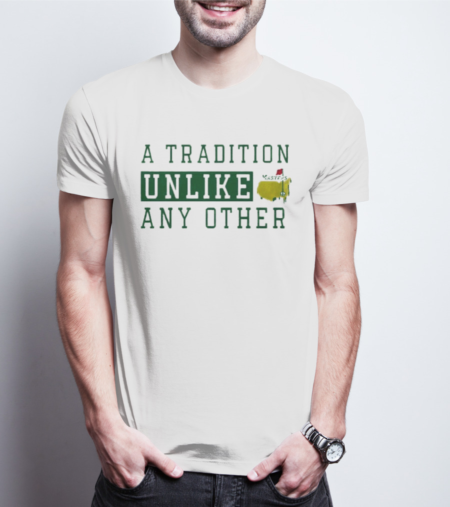 A Tradition Unlike Any Other Masters Golf Tournament Map Symbol T-Shirt