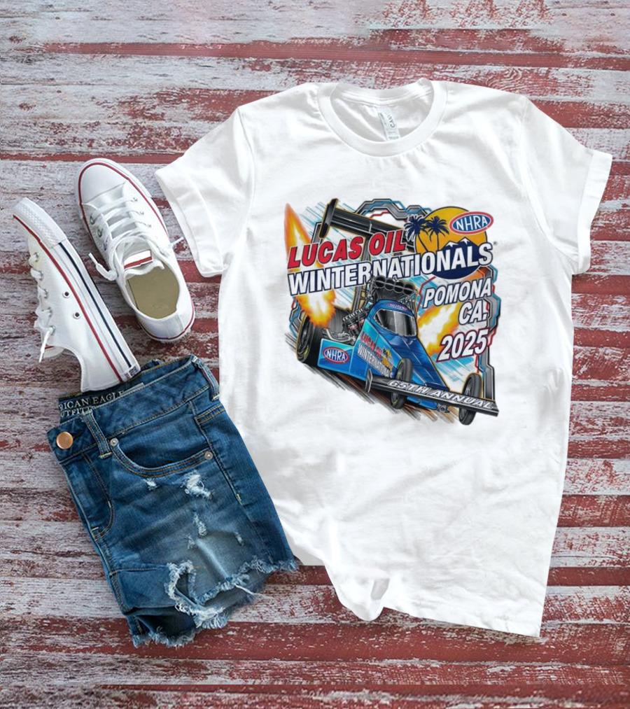 Lucas Oil NHRA Winternationals Pomona CA 2025 65th Annual T-Shirt