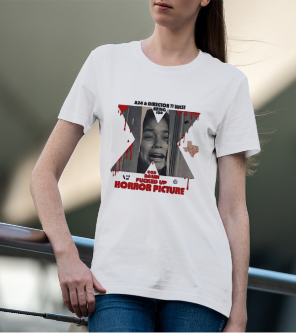 A24 Ti West Bring You The Scariest X Horror Picture T-Shirt