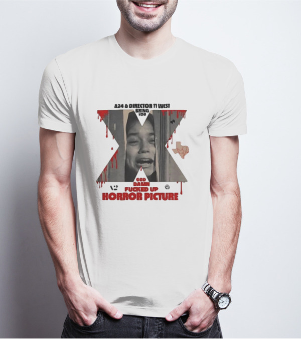 A24 Ti West Bring You The Scariest X Horror Picture T-Shirt