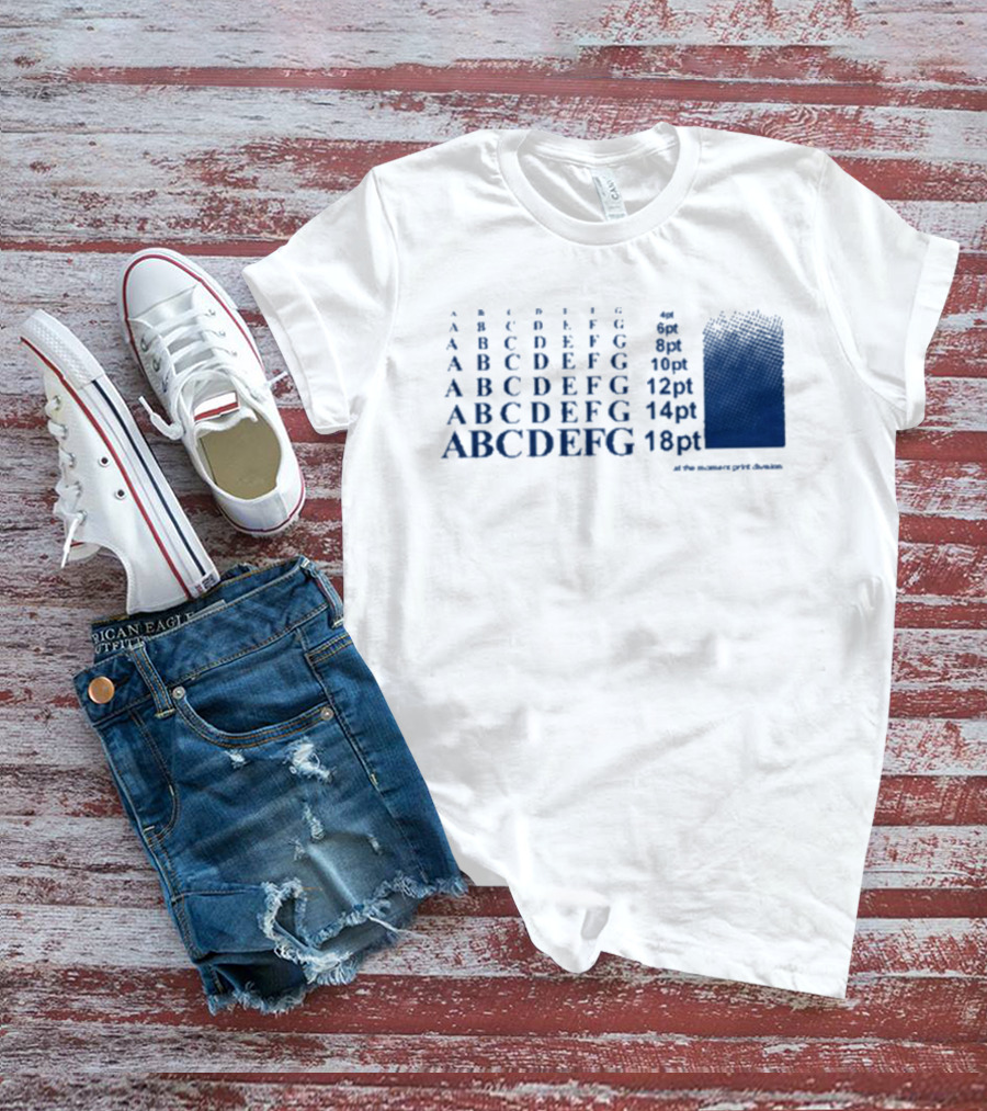 Abcdefg 6pt 8pt 10pt 12pt 14pt 18pt At The Moment PxFx Chameleon T-Shirt