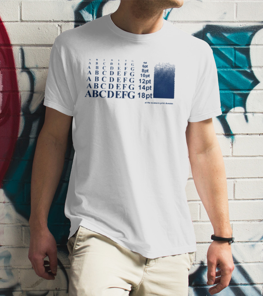 Abcdefg 6pt 8pt 10pt 12pt 14pt 18pt At The Moment PxFx Chameleon T-Shirt