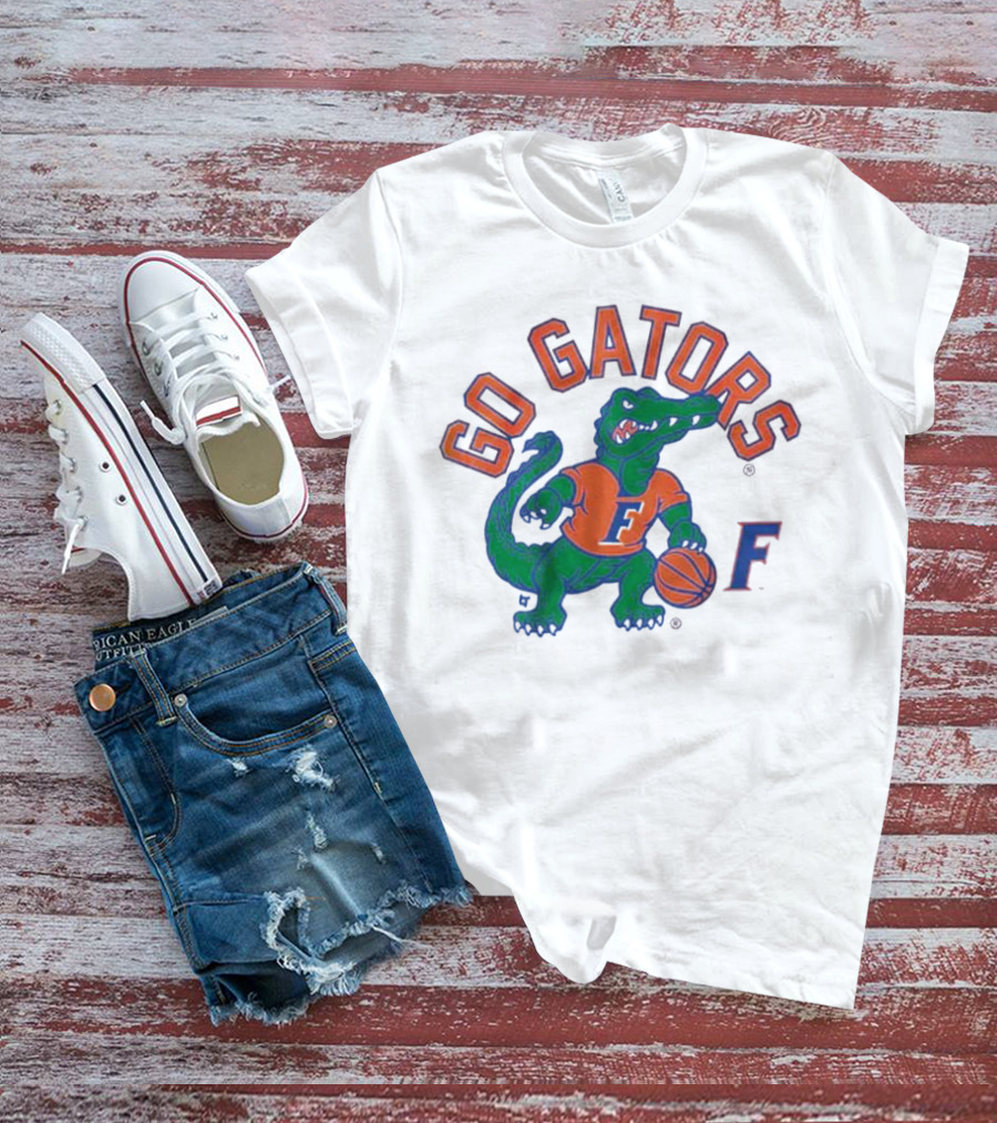 Go Gators Florida Mascot F Basketball T-Shirt