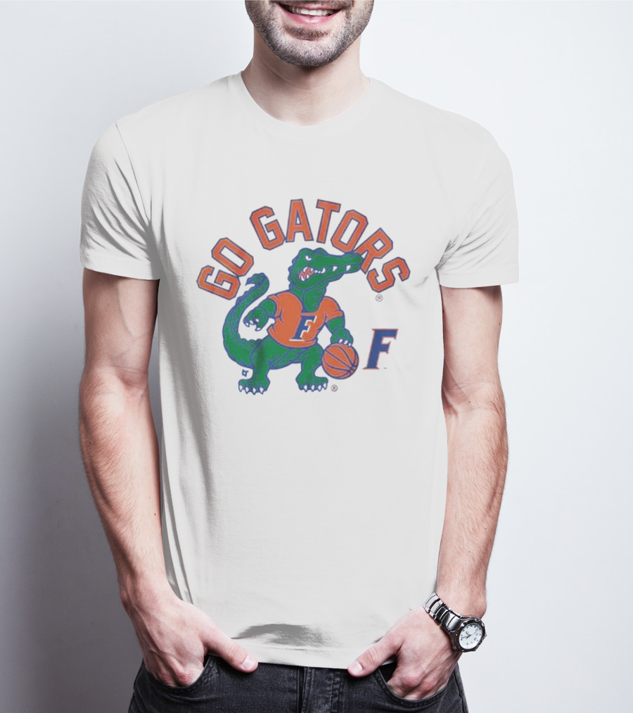 Go Gators Florida Mascot F Basketball T-Shirt