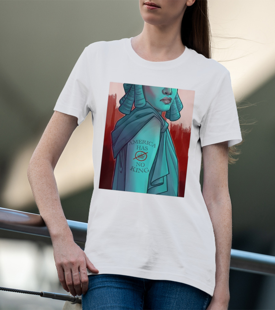 America Has No King Lady Liberty 2025 T-Shirt