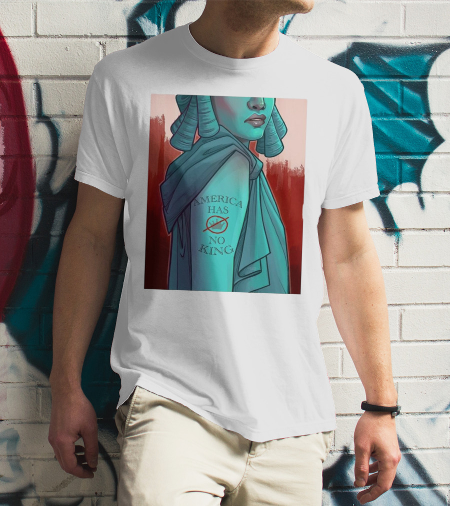 America Has No King Lady Liberty 2025 T-Shirt
