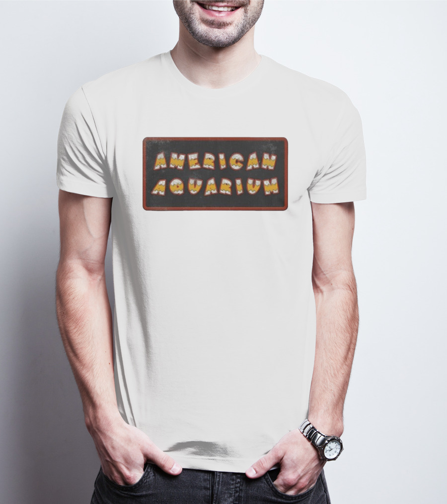 American Aquarium Vintage Aesthetic Letters T-Shirt