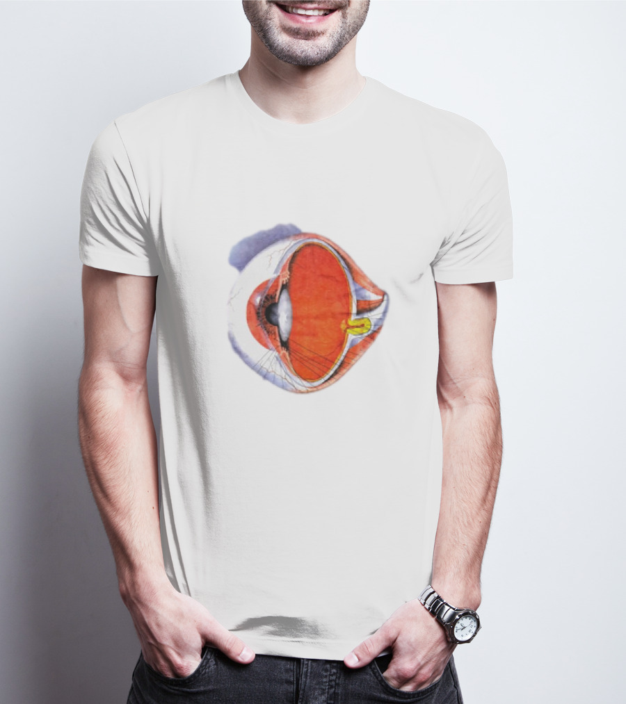 Anatomical Eye Ball Illustration 1991 T-Shirt