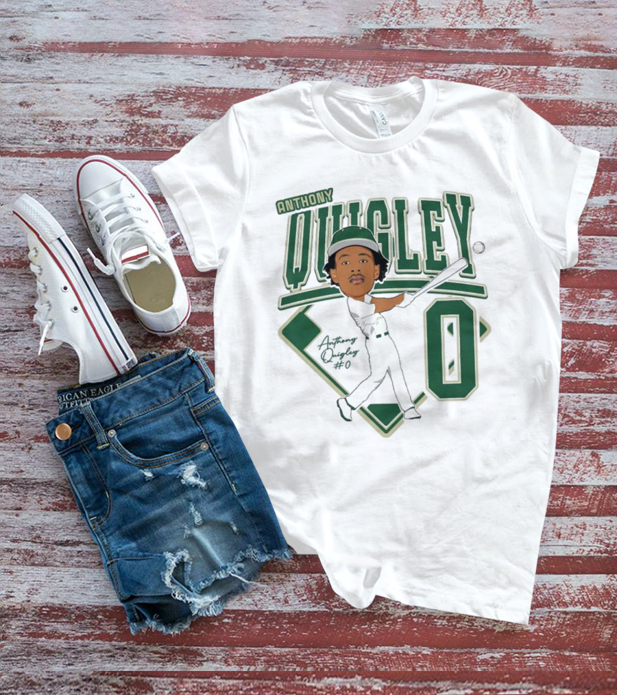 Anthony Quigley Baseball 2025 Player Illustration T-Shirt