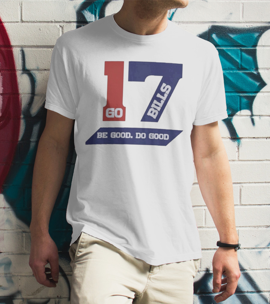 Awesome Josh Allen MVP Go Bills 17 Be Good Do Good God Bless T-Shirt