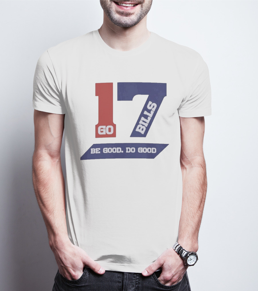 Awesome Josh Allen MVP Go Bills 17 Be Good Do Good God Bless T-Shirt
