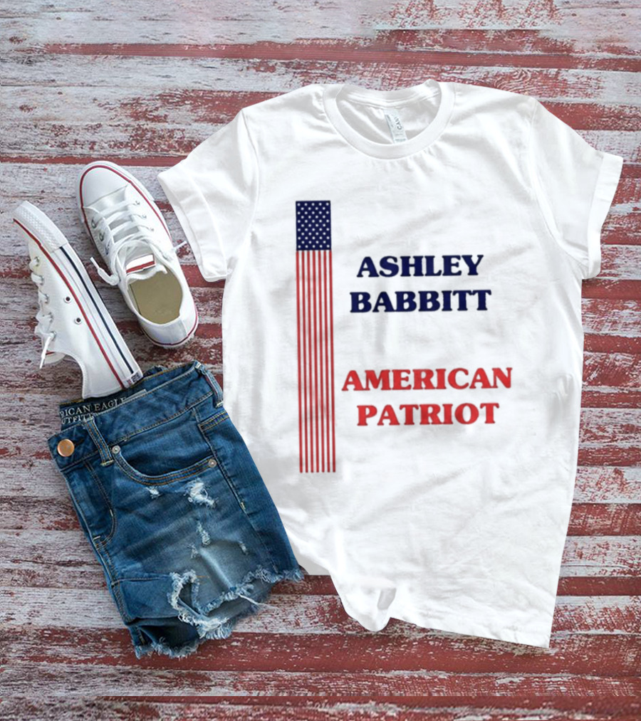 Ashley Babbitt American Patriot Flag Stripe Stars T-Shirt