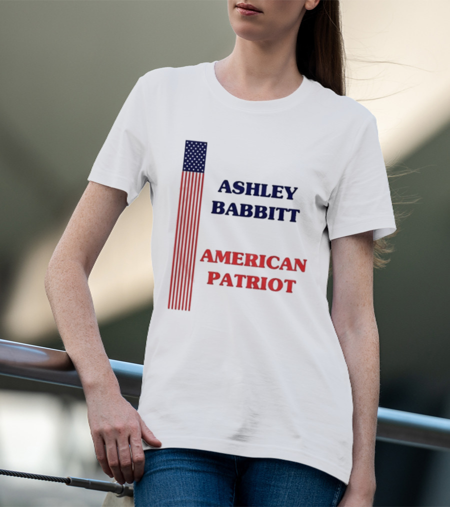 Ashley Babbitt American Patriot Flag Stripe Stars T-Shirt
