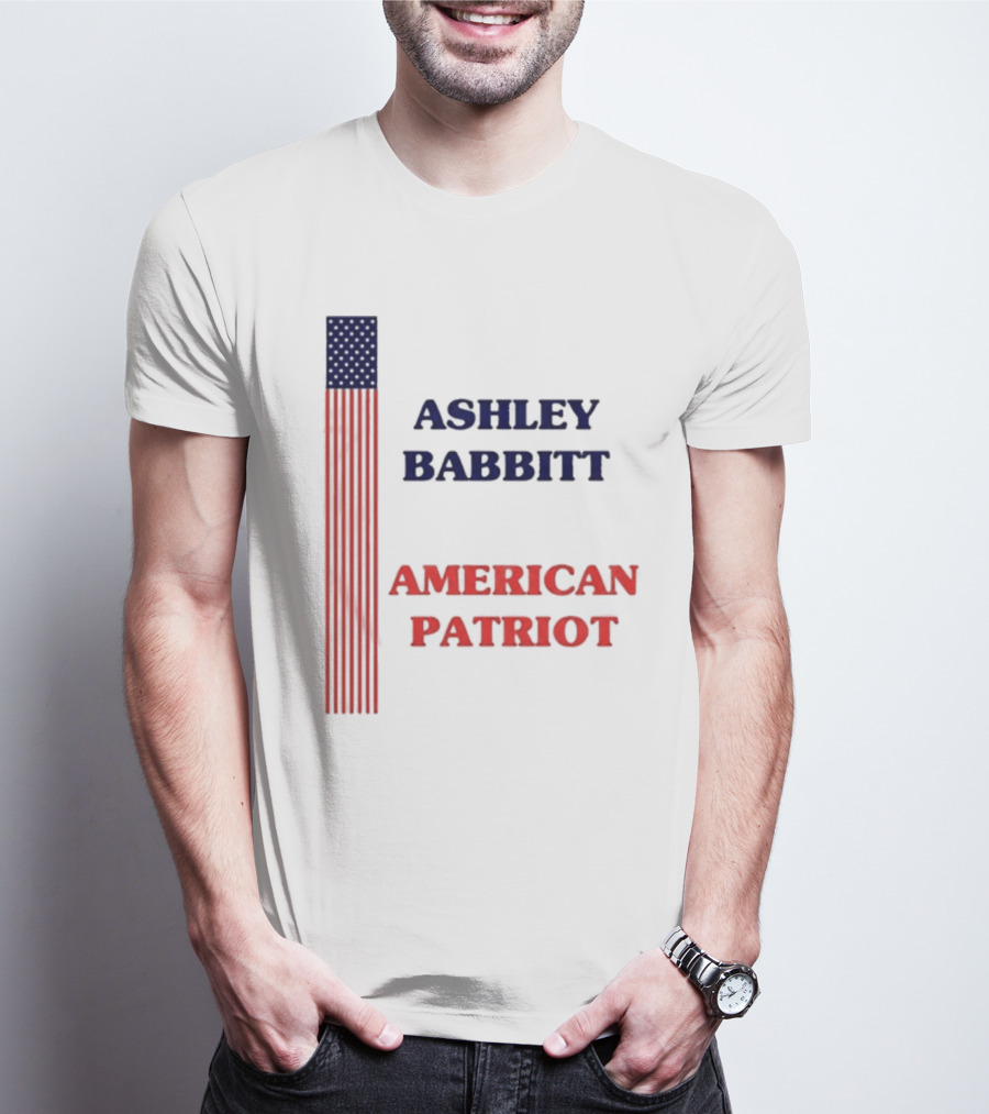 Ashley Babbitt American Patriot Flag Stripe Stars T-Shirt