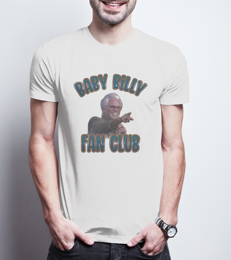Baby Billy Fan Club Custom Printed Vintage Style T-Shirt