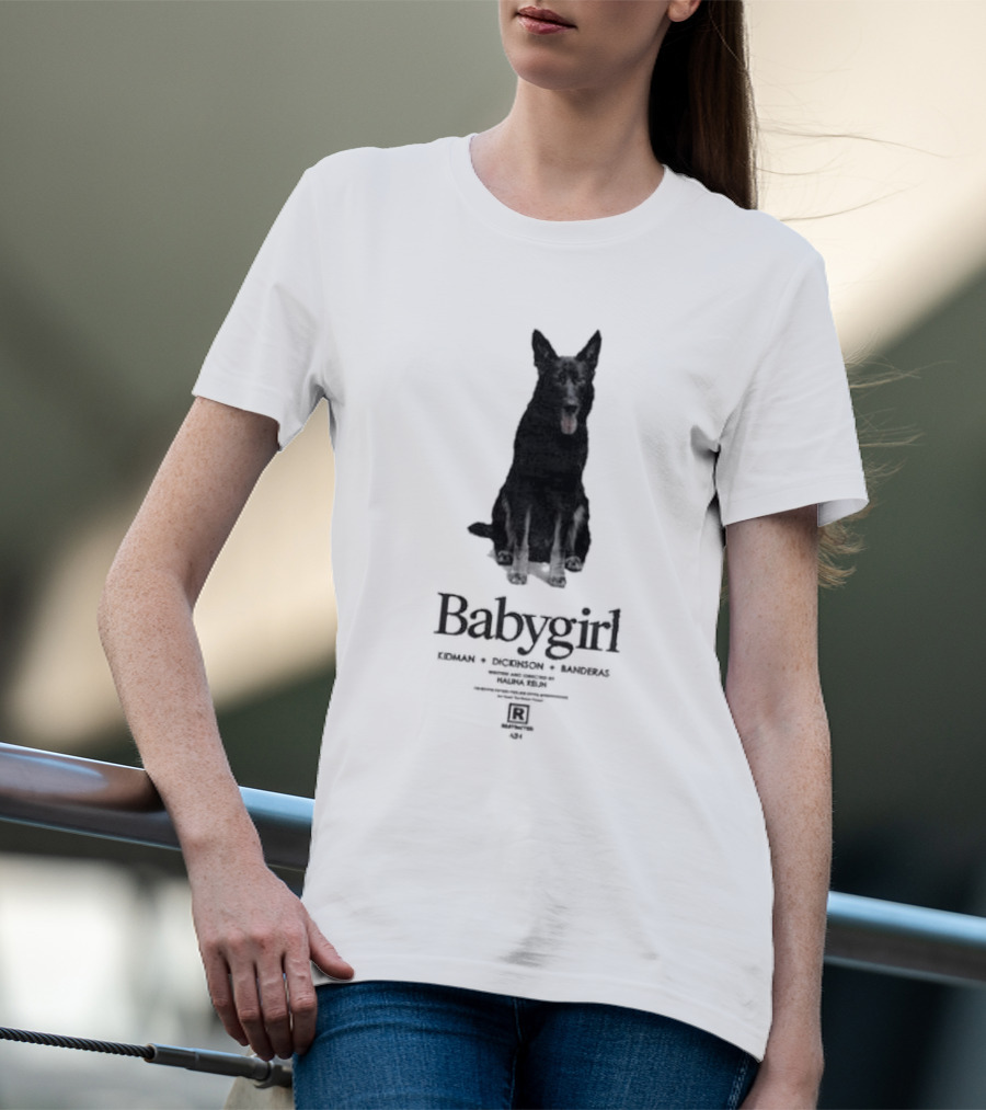 Babygirl Dog Kidman Dickinson Banderas Graphic Silhouette T-Shirt