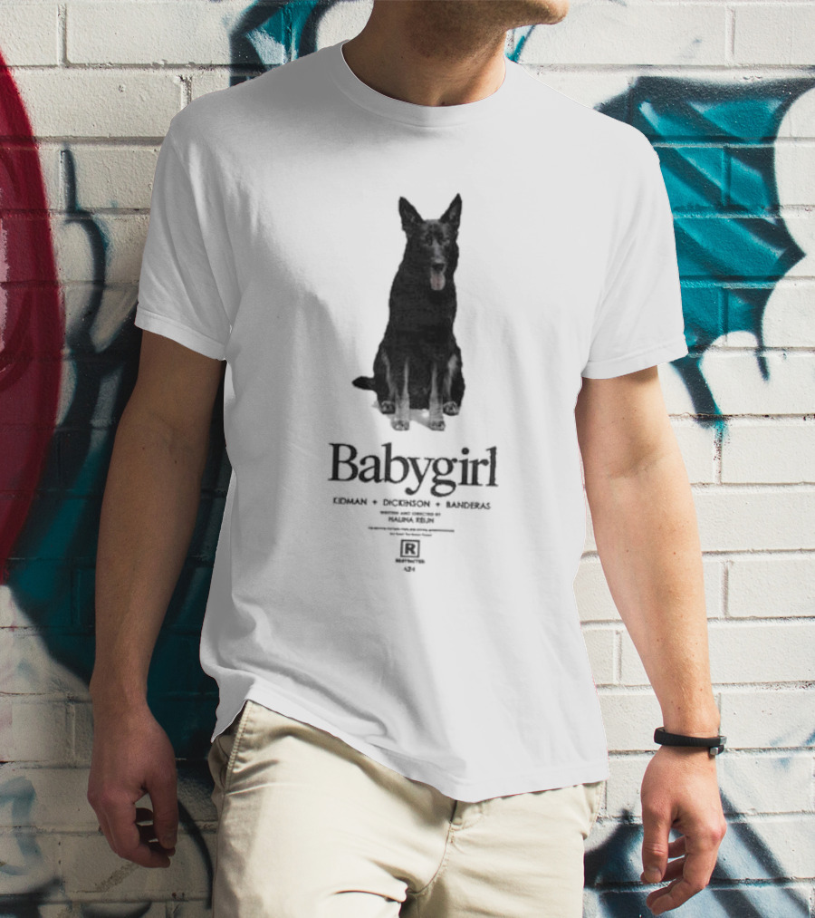 Babygirl Dog Kidman Dickinson Banderas Graphic Silhouette T-Shirt