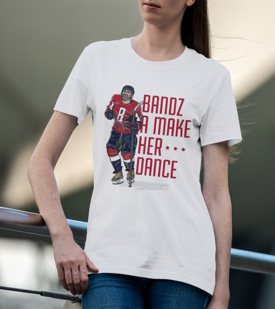 Bandz A Make Her Dance Ice Hockey 8 Stars T-Shirt