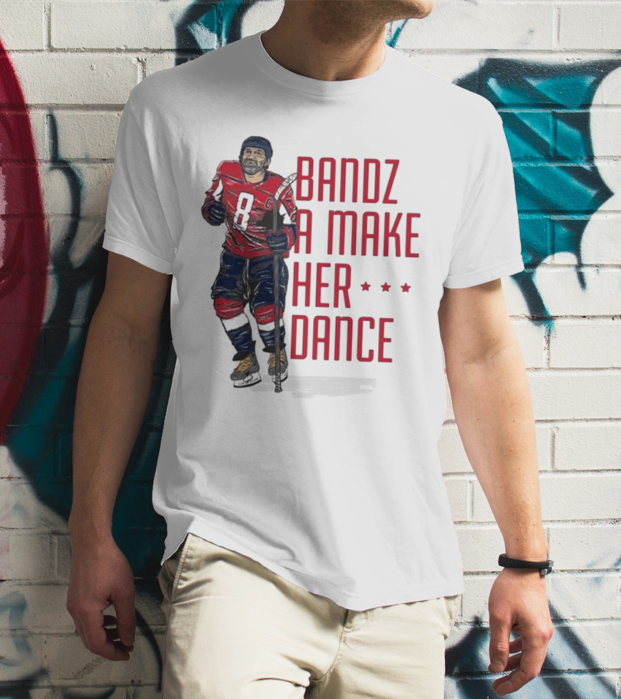 Bandz A Make Her Dance Ice Hockey 8 Stars T-Shirt