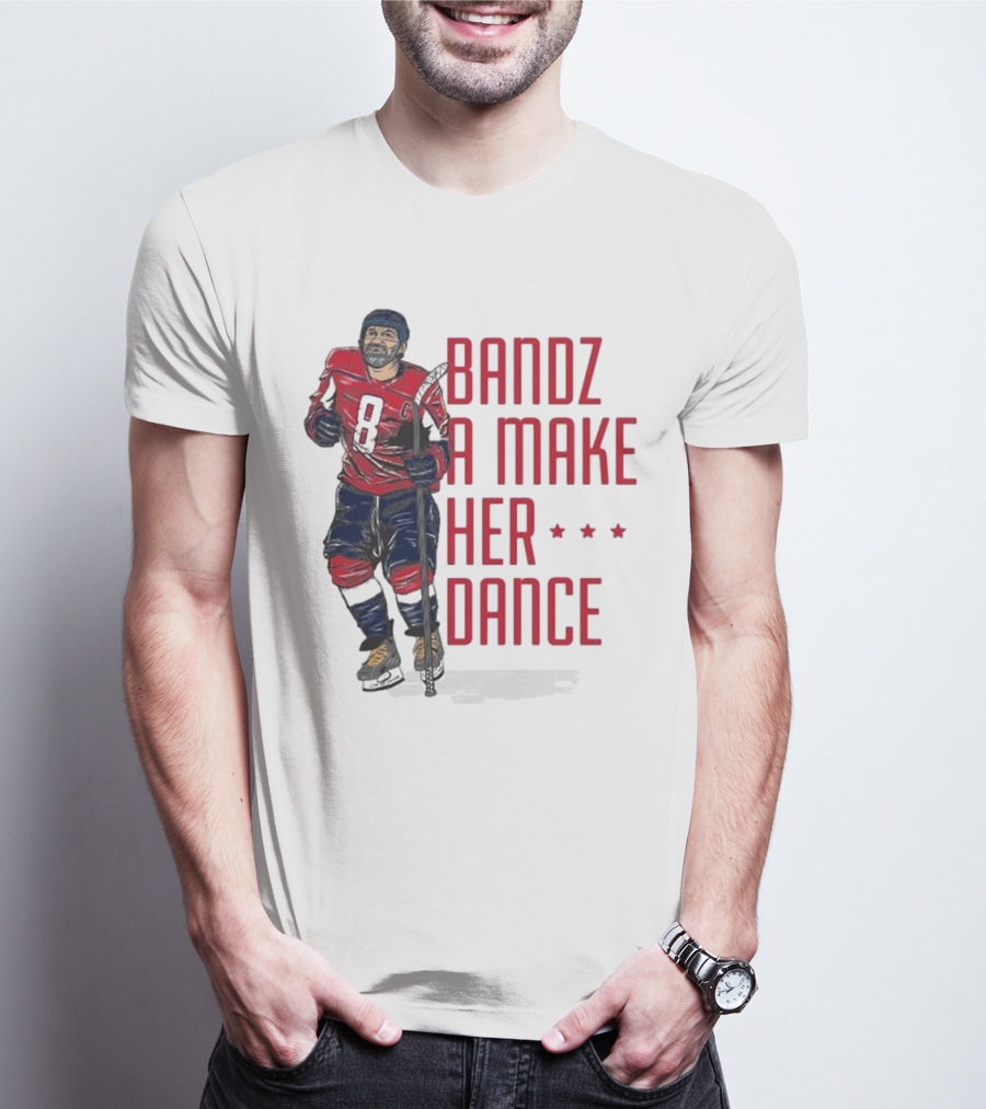 Bandz A Make Her Dance Ice Hockey 8 Stars T-Shirt