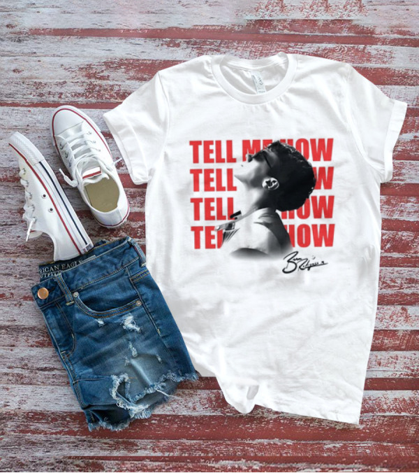 Ben Rodrigues Tell Me How Afro Silhouette And Red Text T-Shirt