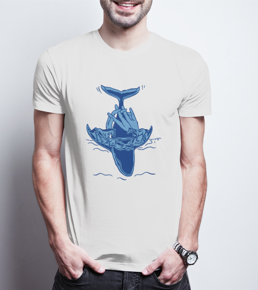 Billie Marten Whale With Hands And Horses T-Shirt