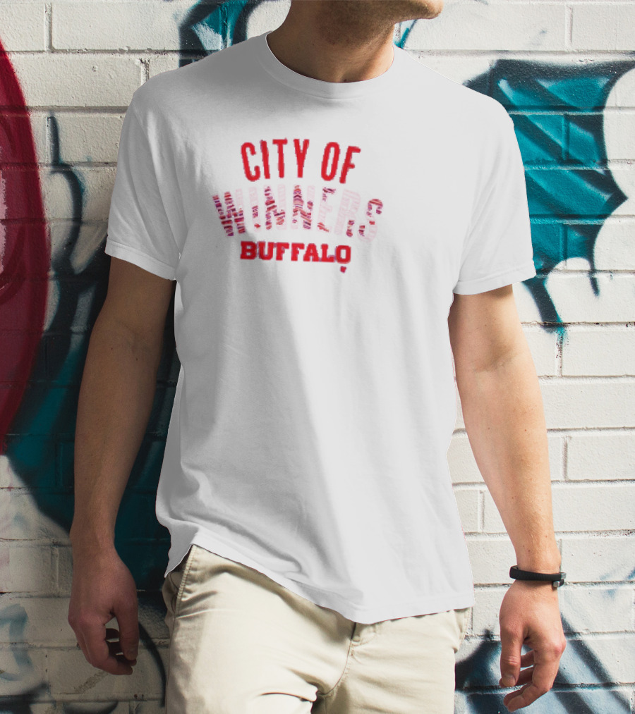 Buffalo City Of Winners Football T-Shirt