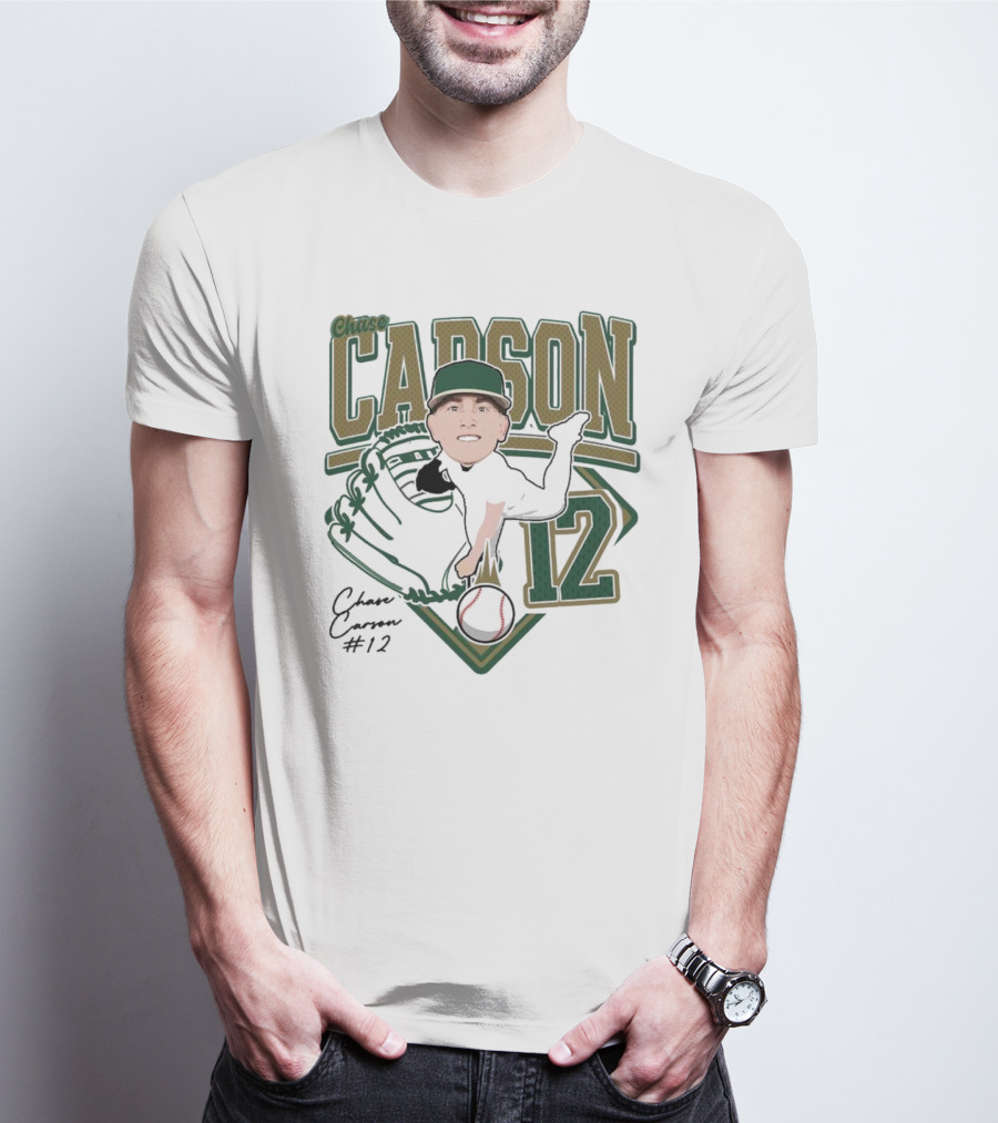Chase Carson Baseball 2025 Pitcher 12 T-Shirt