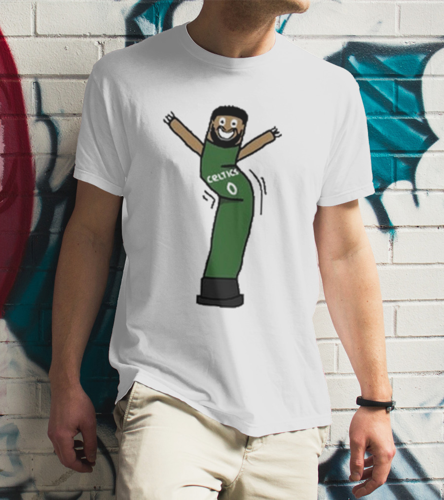 Celtics Jayson Tatum Inflate-Tum Cartoon T-Shirt