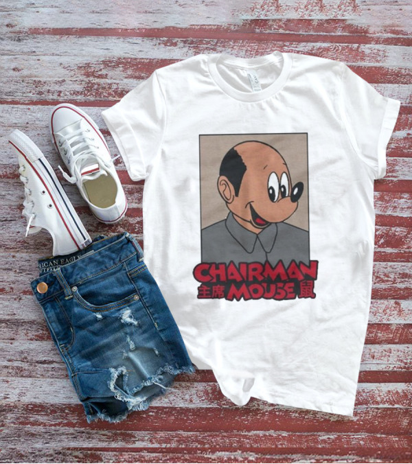 Chairman Mouse Mickey Chinese Text T-Shirt