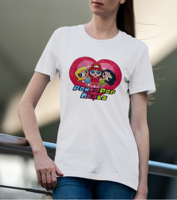 Chappell Roan Power Pop Girls Heart Cartoon Trio T-Shirt